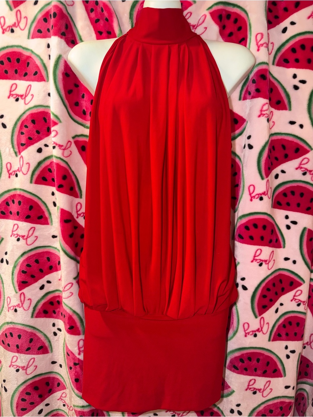 ❤️ Super Hot Y2K Wet Seal Backless Halter Mini Dress